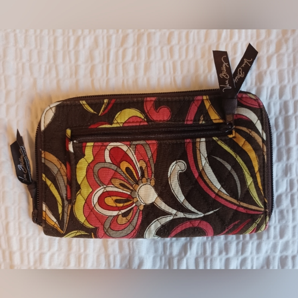 Vera Bradley Puccini Zip Around Wallet retired